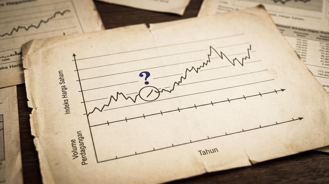Archiv mit historischen Marktgrafiken und einem Warnhinweis